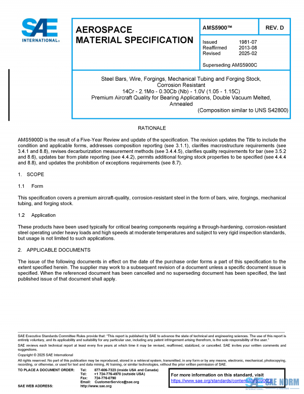 SAE AMS 5900 Series PDF