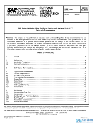 SAE J 2525 Series PDF