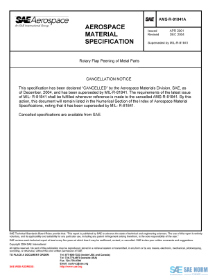 SAE AMSR 81841 Series PDF