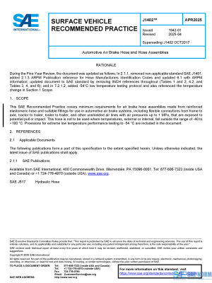 SAE J 1402 Series PDF