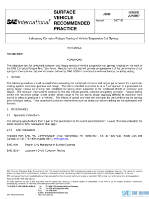 SAE J 2800 Series PDF