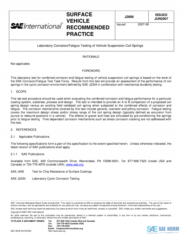 SAE J 2800 Series PDF