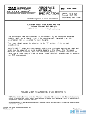 SAE AMS 7898 Series PDF