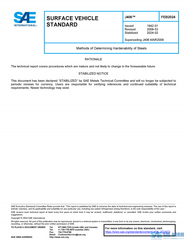 SAE J 406 Series PDF
