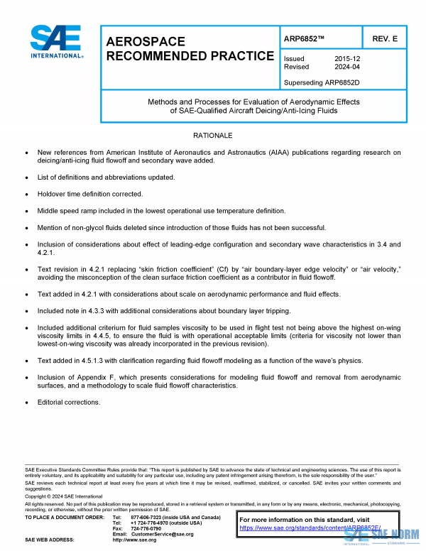 SAE ARP 6852 Series PDF