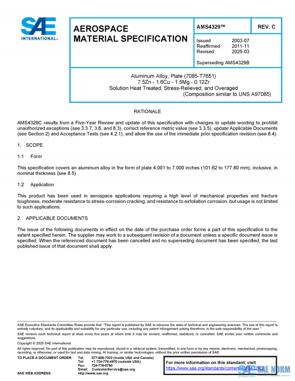 SAE AMS 4329 Series PDF