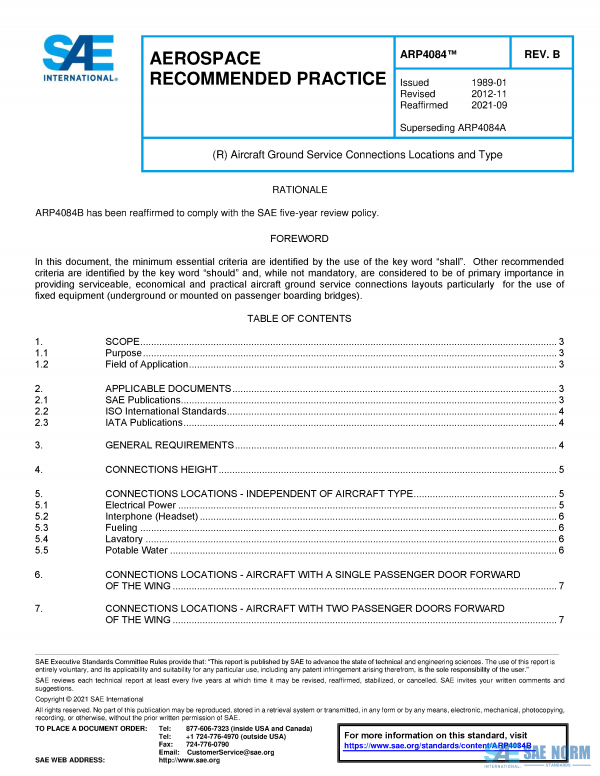 SAE ARP 4084 Series PDF