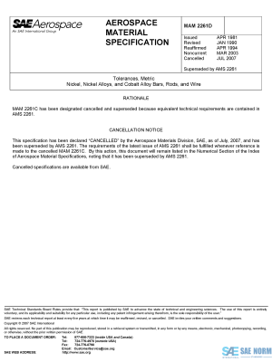 SAE MAM 2261 Series PDF