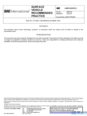 SAE J 2489 Series PDF
