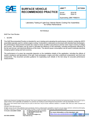 SAE J 2867 Series PDF