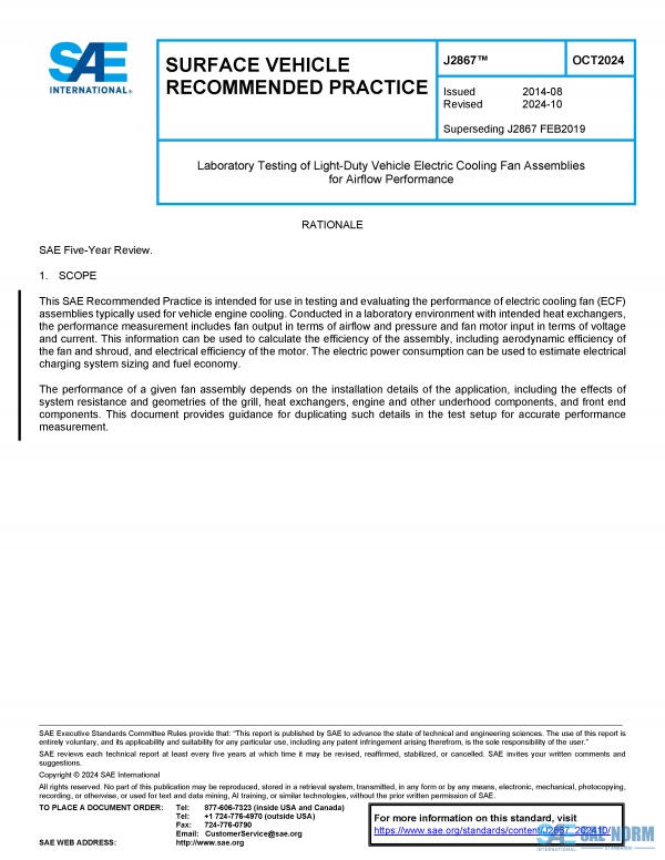 SAE J 2867 Series PDF