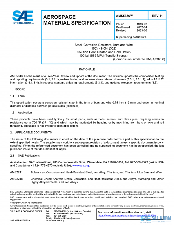 SAE AMS 5636 Series PDF