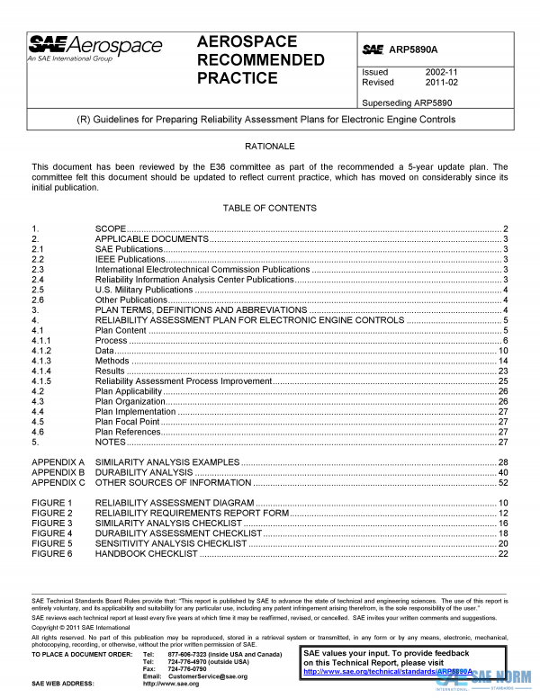 SAE ARP 5890 Series PDF