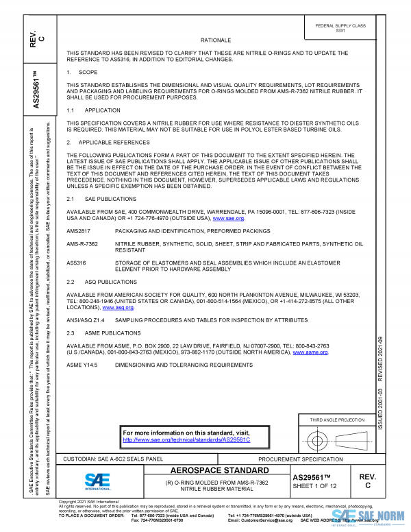 SAE AS 29561 Series PDF
