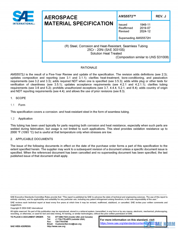 SAE AMS 5572 Series PDF
