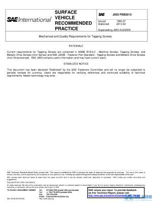 SAE J 933 Series PDF