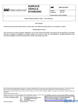 SAE J 189 Series PDF