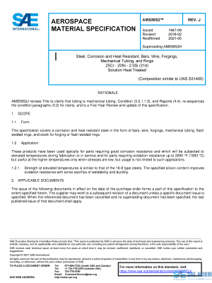 SAE AMS 5652 Series PDF