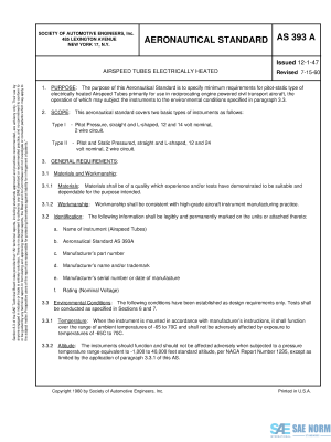 SAE AS 393 Series PDF