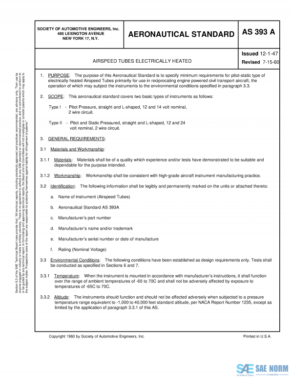 SAE AS 393 Series PDF