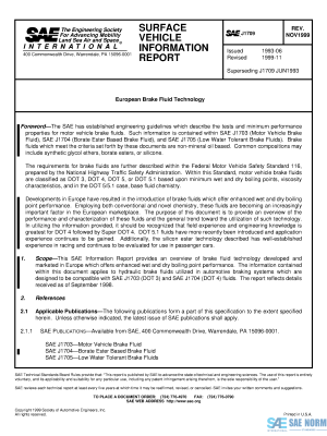 SAE J 1709 Series PDF
