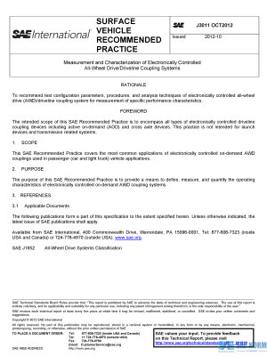 SAE J 3011 Series PDF