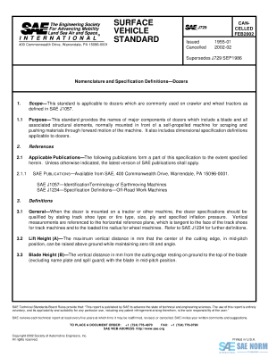 SAE J 729 Series PDF