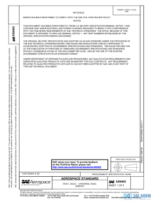 SAE AS 9403 Series PDF