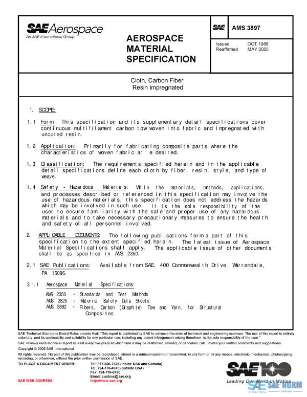 SAE AMS 3897 Series PDF