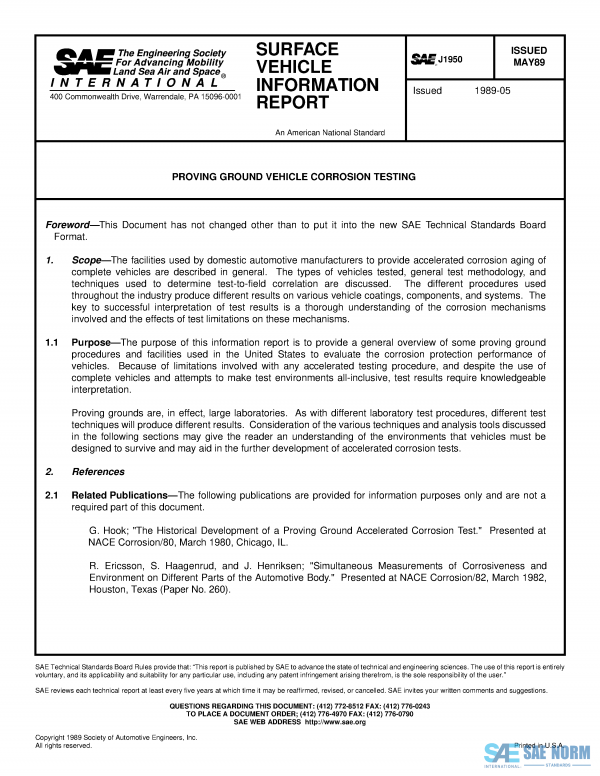 SAE J 1950 Series PDF
