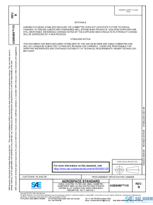 SAE AS 85485/10 Series PDF