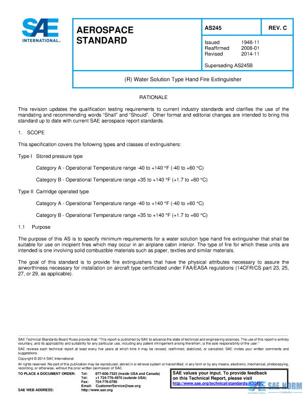 SAE AS 245 Series PDF