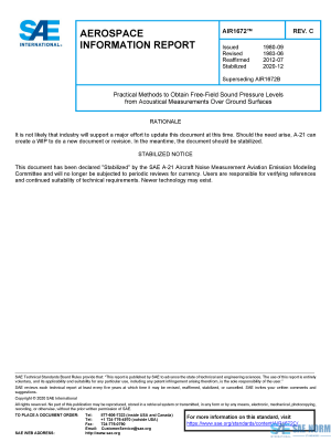 SAE AIR 1672 Series PDF