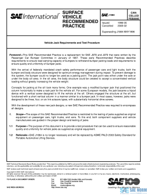SAE J 1884 Series PDF