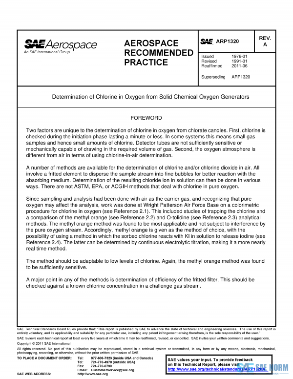 SAE ARP 1320 Series PDF