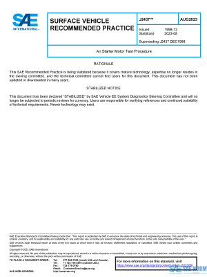 SAE J 2437 Series PDF