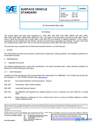 SAE J 278 Series PDF