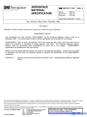SAE AMSWWT 700/5 Series PDF