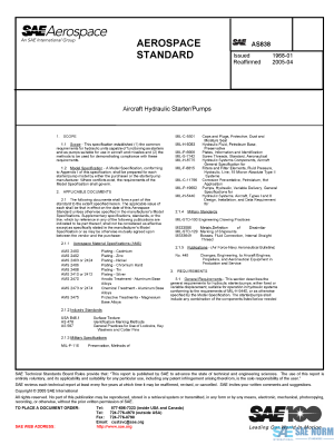 SAE AS 838 Series PDF