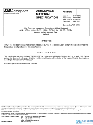 SAE AMS 5407 Series PDF