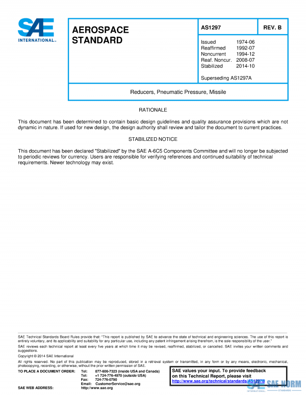 SAE AS 1297 Series PDF