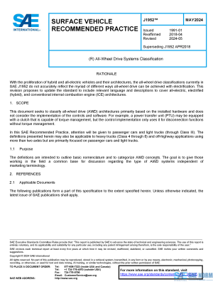 SAE J 1952 Series PDF