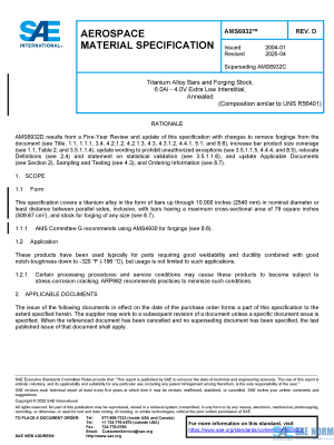 SAE AMS 6932 Series PDF