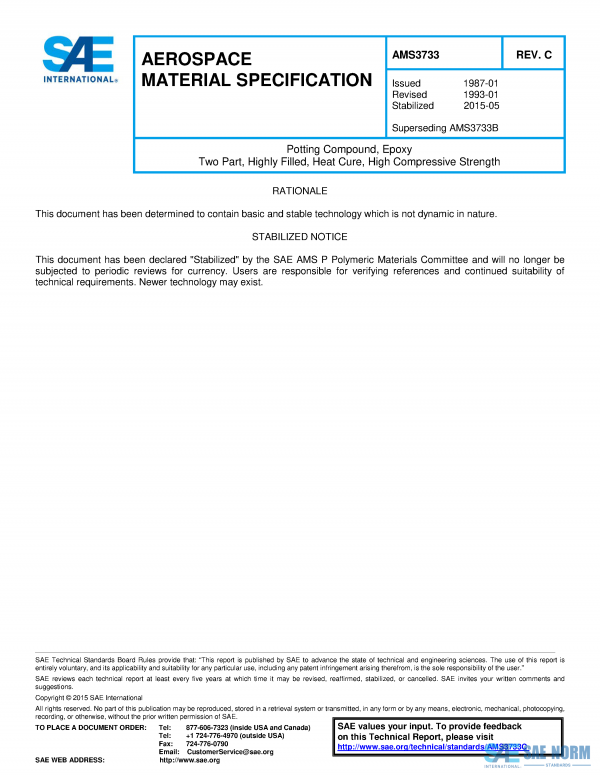 SAE AMS 3733 Series PDF