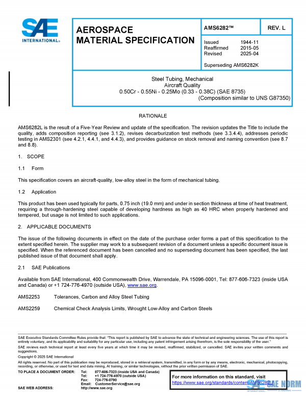 SAE AMS 6282 Series PDF