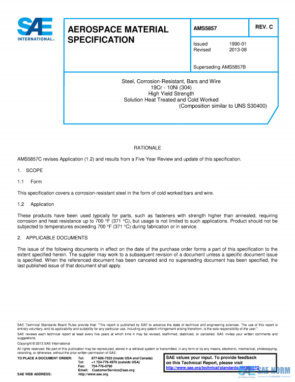 SAE AMS 5857 Series PDF