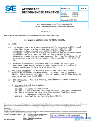 SAE ARP 1674 Series PDF