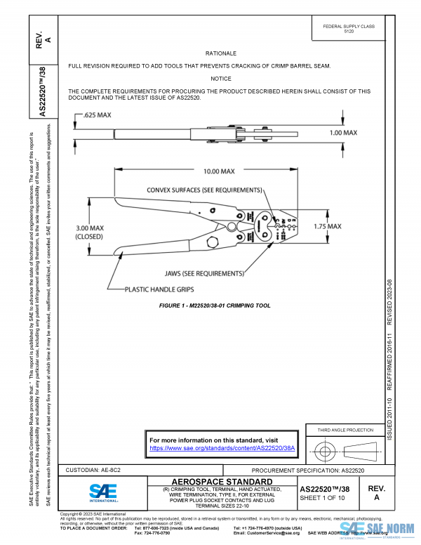 SAE AS 22520/38 Series PDF