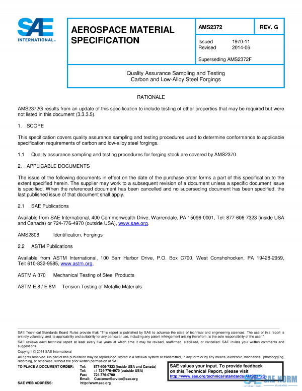 SAE AMS 2372 Series PDF