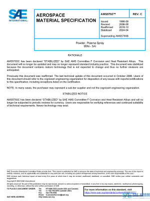 SAE AMS 5793 Series PDF